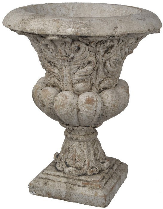 Ornate classical style small garden urn